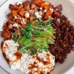 Viral High Protein Sweet Potato Beef Bowl