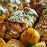 Garlic Parmesan Chicken and Potatoes for Cozy Family Dinners