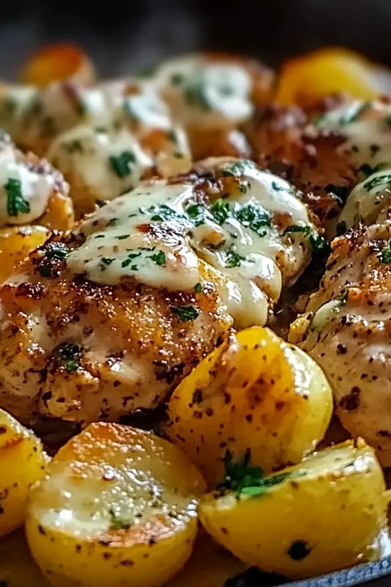 Garlic Parmesan Chicken and Potatoes for Cozy Family Dinners