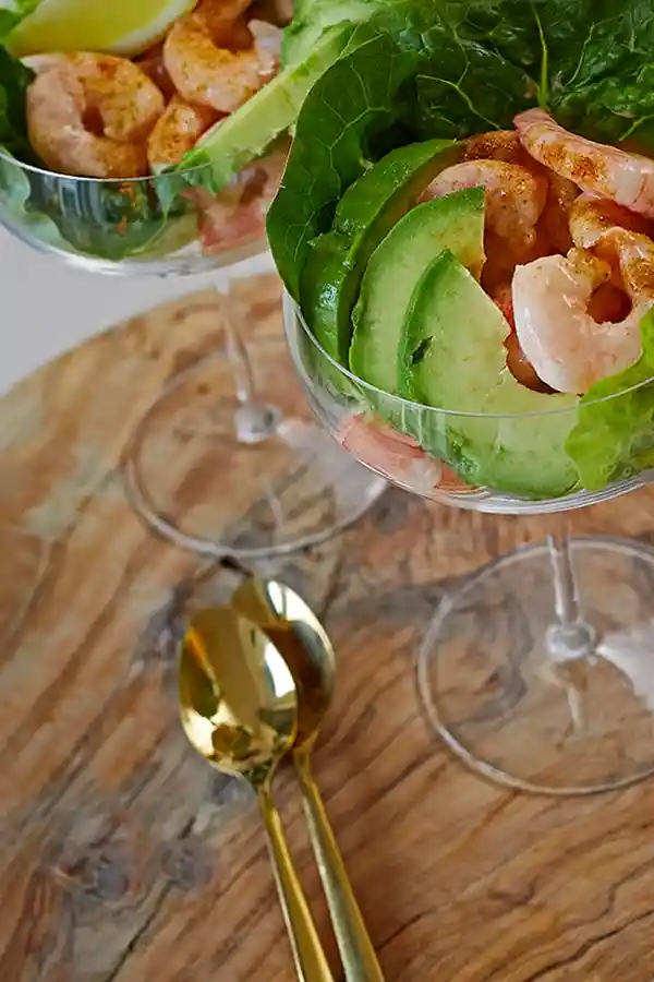 Classic Prawn Cocktail with Creamy Sauce